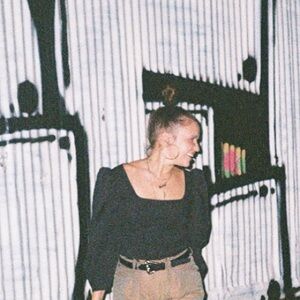 STAUD SIZE 2 - BLACK BLOUSE